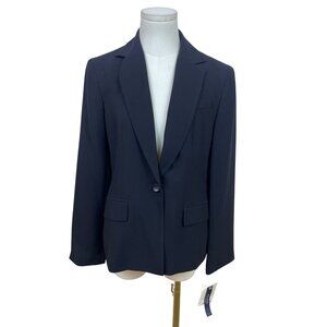 Jones Wear Essentials Womens Black Blazer Size 6 - New
